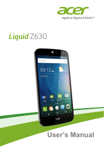 Manual Acer Liquid Z630 Mobile Phone