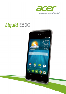 Manual Acer Liquid E600 Mobile Phone