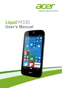 Manual Acer Liquid M330 Mobile Phone
