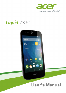 Manual Acer Liquid Z330 Mobile Phone