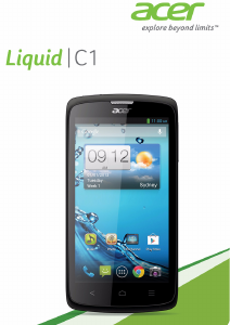 Handleiding Acer Liquid C1 Mobiele telefoon