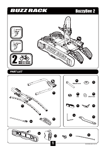 Manual de uso Buzz Rack BuzzyBee 2 Porta bicicleta