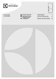 Handleiding Electrolux EJF3310AOX Koel-vries combinatie