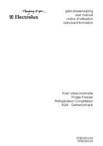 Bedienungsanleitung Electrolux ERB36533W Kühl-gefrierkombination