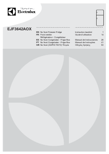 Εγχειρίδιο Electrolux EJF3642AOX Ψυγειοκαταψύκτης