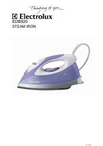 Mode d’emploi Electrolux EDB920C Fer à repasser