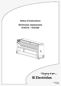 Mode d’emploi Electrolux IC43320 Appareil à repasser
