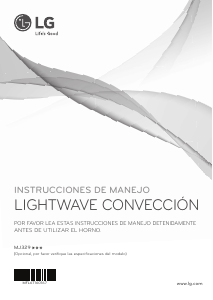 Manual de uso LG MJ3294BDB Microondas
