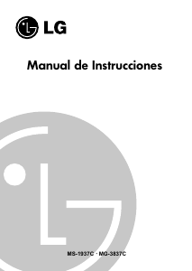 Manual de uso LG MG-3837C Microondas