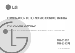 Manual de uso LG MH-6352F Microondas