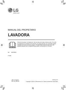 Manual de uso LG F2WN2S65S3W Lavadora