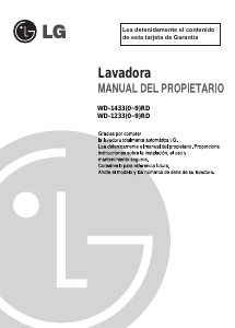 Manual de uso LG WD-14337ADK Lavadora