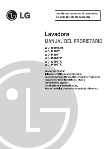 Manual de uso LG WD-10803T Lavadora