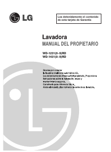 Manual de uso LG WD-12311RDK Lavadora