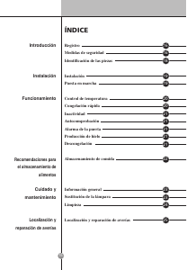 Manual de uso LG GR-409SVQA Frigorífico combinado