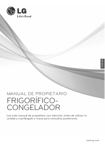 Manual de uso LG GB5237PVEW Frigorífico combinado