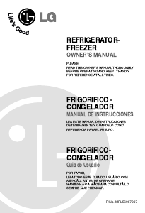 Manual de uso LG GR-2622W Frigorífico combinado