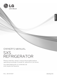Manual de uso LG GRP2479ECPN Frigorífico combinado