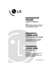 Bruksanvisning LG GN-262SC Kyl-frys