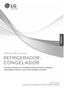 Manual de uso LG GTB523SWCZD Frigorífico combinado
