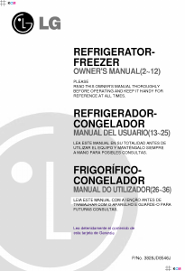 Manual LG GR-S392GVC Fridge-Freezer