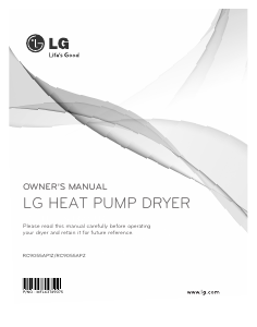 Manual LG RC9055AP1Z Dryer