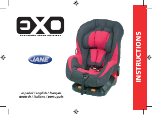 Manual de uso Jane EXO Asiento para bebé