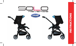 Manual Jane Solo Reverse Carrinho de bebé