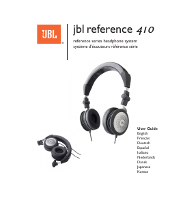 Manuale JBL Reference 410 Cuffie