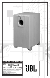 Mode d’emploi JBL SCS138 SUB Caisson de basses