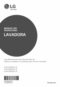 Manual de uso LG FH2C3QD1 Lavadora