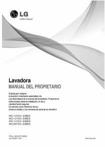 Manual de uso LG WD-10701MDS Lavadora