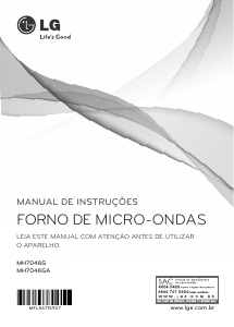 Manual LG MH7048GA Micro-onda