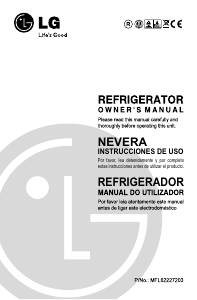 Manual LG GR-3423X Frigorífico combinado