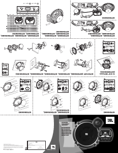 사용 설명서 JBL GTO18T 차량 스피커