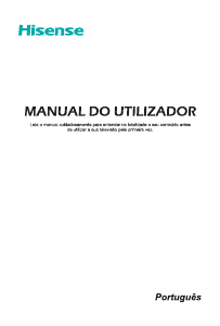 Manual Hisense U8B Televisor LED