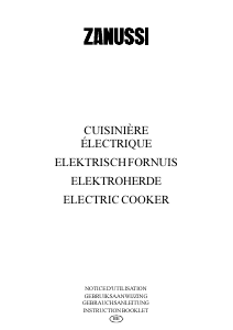 Mode d’emploi Zanussi ZCV6650X Cuisinière