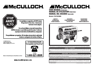 Manual McCulloch FG7000MA Generator