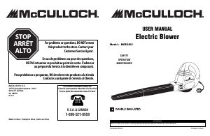 Manual McCulloch MCB2203 Leaf Blower