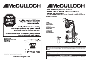 Handleiding McCulloch FH180A Hogedrukreiniger