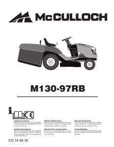 Mode d’emploi McCulloch M13097RB Tondeuse à gazon