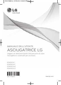 Manuale LG RC8055AH6M Asciugatrice