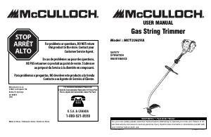 Manual McCulloch MCT3362VA Grass Trimmer