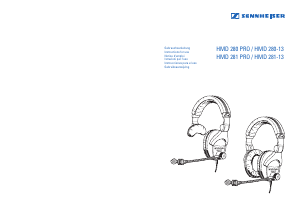 Manual de uso Sennheiser HMD 281 Pro Headset