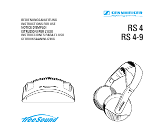 Manuale Sennheiser RS 4-9 Cuffie