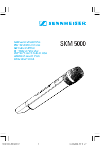 Manual de uso Sennheiser SKM 5000 Micrófono