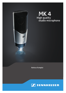 Mode d’emploi Sennheiser MK 4 Microphone