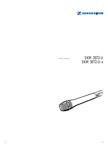 Mode d’emploi Sennheiser SKM 3072-U-x Microphone