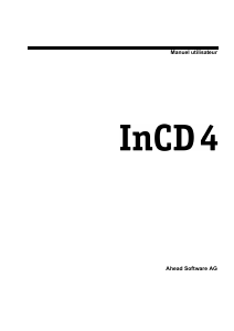 Mode d’emploi Nero InCD 4