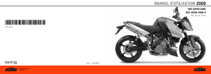 Mode d’emploi KTM 990 Super Duke R (2009) Moto